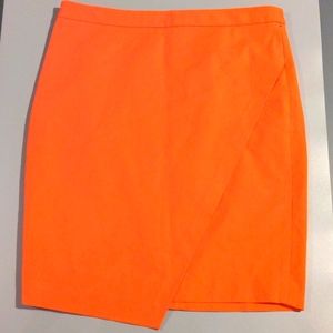 Banana Republic Tangerine Pencil Skirt Size 8